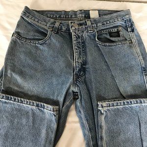 Vintage Harley Davidson Traditional Blue Mom Jeans